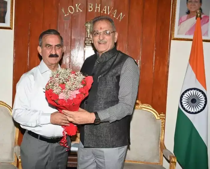 Shimla: राज्यपाल से मिले मुख्यमंत्री, विभिन्न विषयों पर चर्चा Shimla: राज्यपाल से मिले मुख्यमंत्री, विभिन्न विषयों पर चर्चा