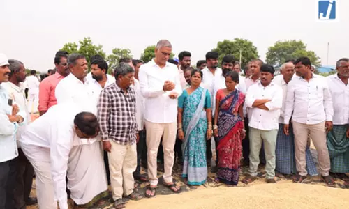 तेलंगाना : बीआरएस नेता हरीश राव की धान खरीद के मुद्दे पर विरोध-प्रदर्शन की चेतावनी