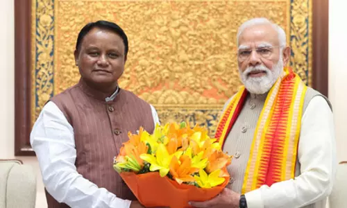 विकास पर पीएम मोदी से मिले सीएम मोहन चरण माझी विकास पर पीएम मोदी से मिले सीएम मोहन चरण माझी