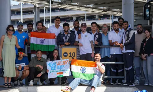 भारतीय फुटबॉल टीम Unity Cup 2026 के लिए लंदन पहुंची भारतीय फुटबॉल टीम Unity Cup 2026 के लिए लंदन पहुंची