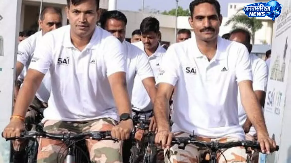 भोपाल में SAI की साइकिलिंग रैली, CWG 2030 और हेल्दी लाइफस्टाइल पर जागरूकता अभियान भोपाल में SAI की साइकिलिंग रैली, CWG 2030 और हेल्दी लाइफस्टाइल पर जागरूकता अभियान