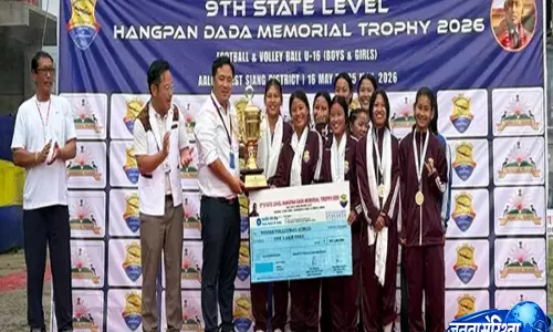 HDMT: पापुम पारे, ईस्ट कामेंग ने लड़कों और लड़कियों के फुटबॉल खिताब जीते HDMT: पापुम पारे, ईस्ट कामेंग ने लड़कों और लड़कियों के फुटबॉल खिताब जीते