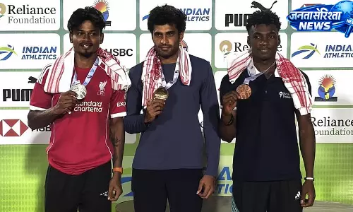 फेडरेशन कप में यशस पी बने भारत के सबसे तेज 400m हर्डलर, 49.00 सेकंड में जीता गोल्ड फेडरेशन कप में यशस पी बने भारत के सबसे तेज 400m हर्डलर, 49.00 सेकंड में जीता गोल्ड