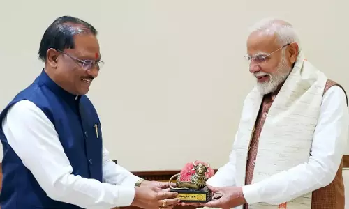 PM मोदी के नेतृत्व में सेवा, सुशासन और जनकल्याण के 12 वर्ष पूर्ण : CM विष्णुदेव साय ने दी बधाई PM मोदी के नेतृत्व में सेवा, सुशासन और जनकल्याण के 12 वर्ष पूर्ण : CM विष्णुदेव साय ने दी बधाई