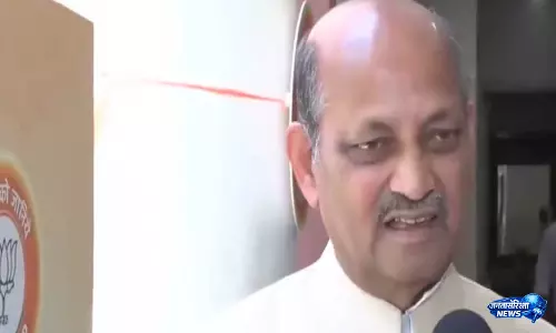 ओडिशा BJP प्रमुख मनमोहन सामल ने MP देबाशीष सामंतराय का स्वागत किया