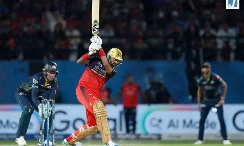 Qualifier 1 रजत पाटीदार का तूफानी अर्धशतक, RCB ने 16.3 ओवर में बनाए 196/4