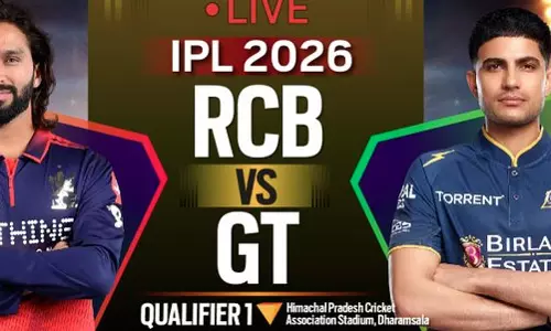 Qualifier 1 IPL 2026 RCB की पकड़ मजबूत, GT को लगा चौथा झटका Qualifier 1 IPL 2026 RCB की पकड़ मजबूत, GT को लगा चौथा झटका