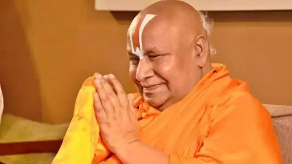 कांग्रेस नेता महंत के बयान पर जगतगुरु स्वामी रामभद्राचार्य ने जताई नाराजगी कांग्रेस नेता महंत के बयान पर जगतगुरु स्वामी रामभद्राचार्य ने जताई नाराजगी