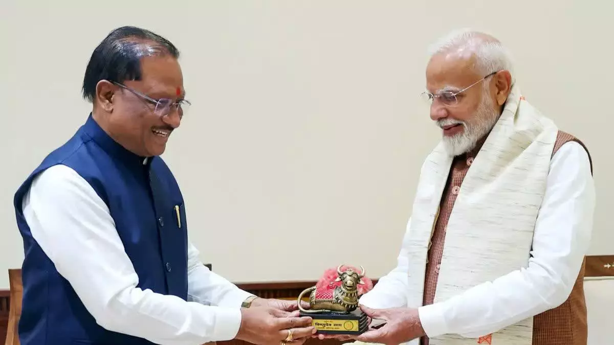 PM मोदी के नेतृत्व में सेवा, सुशासन और जनकल्याण के 12 वर्ष पूर्ण : CM विष्णुदेव साय ने दी बधाई PM मोदी के नेतृत्व में सेवा, सुशासन और जनकल्याण के 12 वर्ष पूर्ण : CM विष्णुदेव साय ने दी बधाई