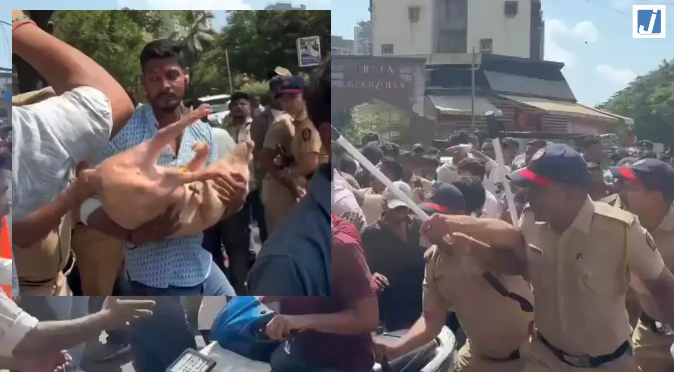 देखें VIDEO: बकरियों और सुअर को लेकर मीरा रोड में हंगामा, इलाके में तनाव देखें VIDEO: बकरियों और सुअर को लेकर मीरा रोड में हंगामा, इलाके में तनाव