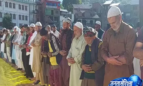 Eid al-Adha जम्मू-कश्मीर में धार्मिक उत्साह और श्रद्धा के साथ मनाई गई