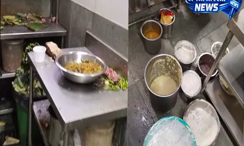 Hyderabad में कॉकरोच और बासी बिरयानी मिलने पर रेस्टोरेंट सील, प्रशासन की कार्रवाई Hyderabad में कॉकरोच और बासी बिरयानी मिलने पर रेस्टोरेंट सील, प्रशासन की कार्रवाई