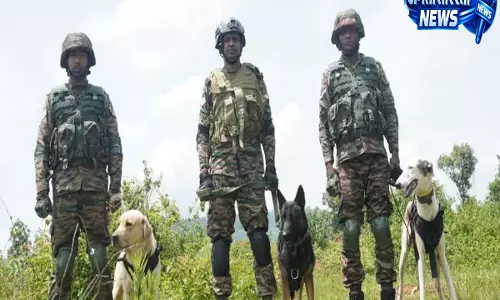 Indian Army के K9 योद्धाओं ने मेघालय में ‘अभ्यास प्रगति 2026’ के दौरान अपनी क्षमताओं का किया प्रदर्शन Indian Army के K9 योद्धाओं ने मेघालय में ‘अभ्यास प्रगति 2026’ के दौरान अपनी क्षमताओं का किया प्रदर्शन