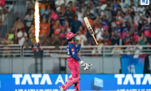 राजस्थान का तूफान, हैदराबाद के गेंदबाजों की जमकर हुई पिटाई, 3rd Wicket राजस्थान का तूफान, हैदराबाद के गेंदबाजों की जमकर हुई पिटाई, 3rd Wicket