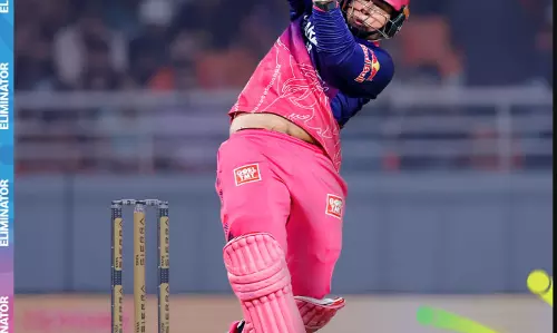 Eliminator IPL 2026: राजस्थान ने हैदराबाद को दिया 244 रन का लक्ष्य