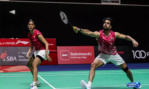 सिंगापुर ओपन: HS प्रणॉय ने जोनाथन क्रिस्टी को हराया; मिश्रित युगल में ध्रुव-कपिला आगे बढ़े सिंगापुर ओपन: HS प्रणॉय ने जोनाथन क्रिस्टी को हराया; मिश्रित युगल में ध्रुव-कपिला आगे बढ़े