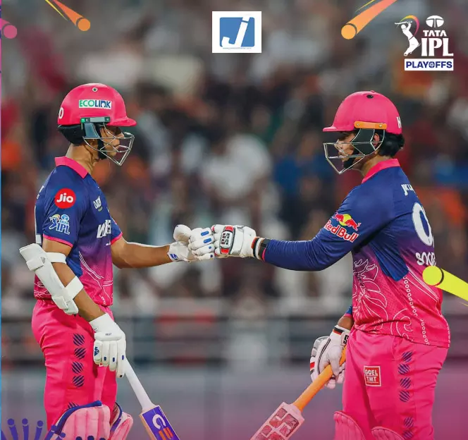 Eliminator IPL 2026 : राजस्थान रॉयल की 47 रन से जीत Eliminator IPL 2026 : राजस्थान रॉयल की 47 रन से जीत