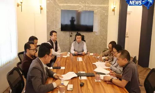 Kohima में पानी की सप्लाई पर रिव्यू मीटिंग Kohima में पानी की सप्लाई पर रिव्यू मीटिंग