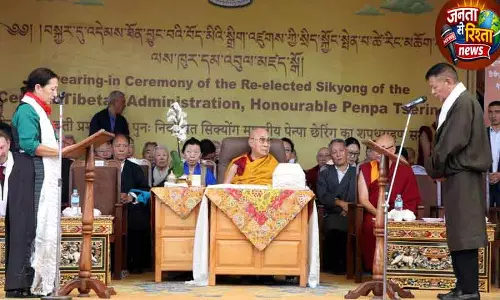 Dharamsala पेनपा त्सेरिंग ने बातचीत बढ़ाने पर जोर दिया