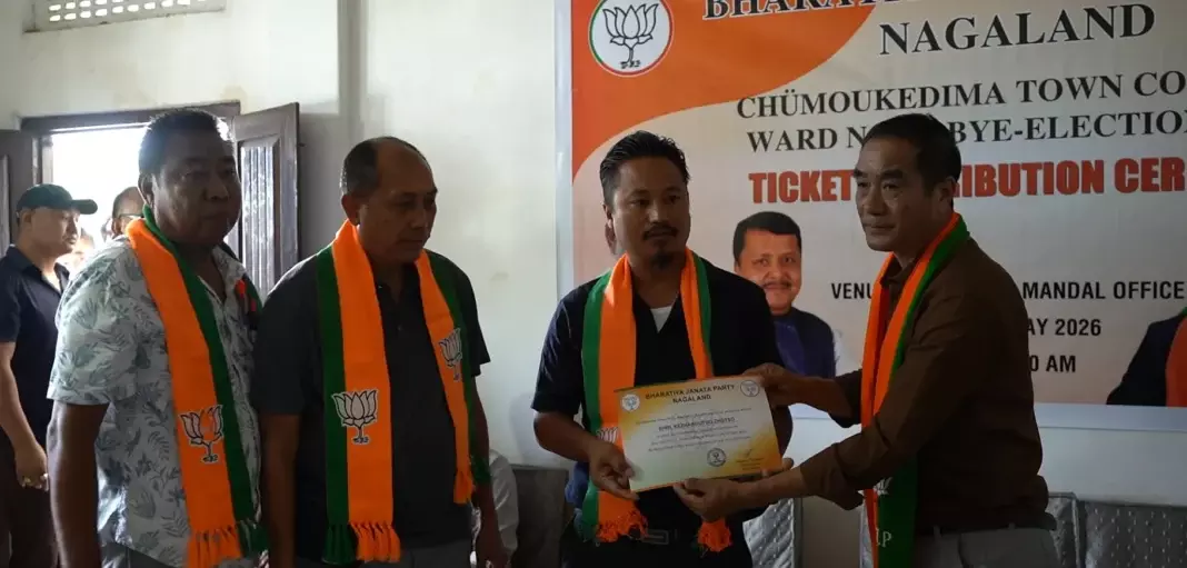 Nagaland: भाजपा ने सीटीसी वार्ड 11 उपचुनाव के लिए झोत्सो को टिकट दिया