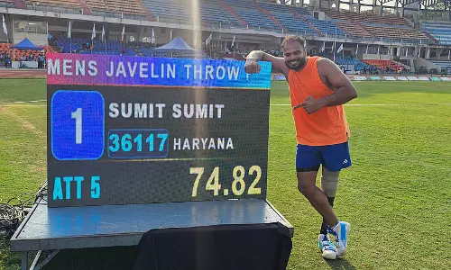 सुमित अंतिल ने F64 जेवलिन में फिर रचा इतिहास, 74.82 मीटर का नया वर्ल्ड रिकॉर्ड