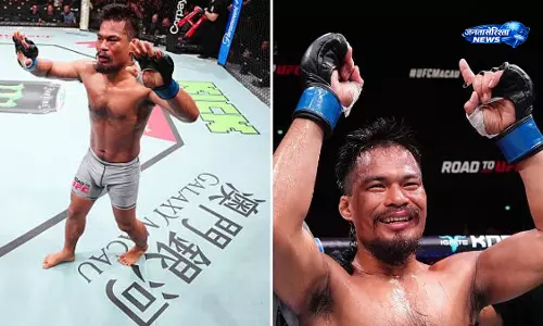 रोड टू UFC में भारतीय फाइटर चुंगरेंग कोरेन की बड़ी जीत रोड टू UFC में भारतीय फाइटर चुंगरेंग कोरेन की बड़ी जीत