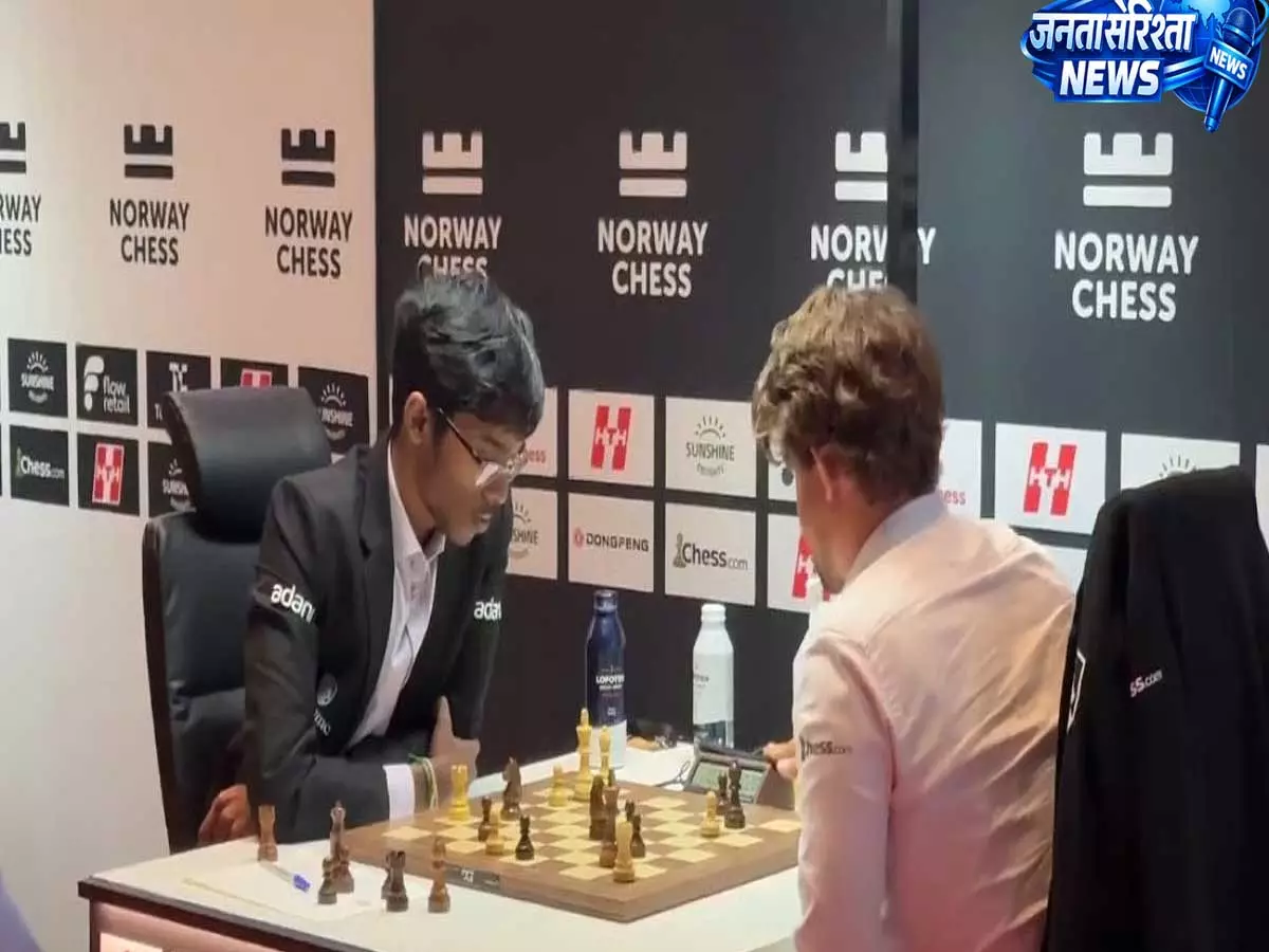 प्रग्गनानंदा ने रोमांचक क्लासिकल मुकाबले में विश्व नंबर 1 मैग्नस कार्लसन को हराकर सबको चौंकाया - VIDEO प्रग्गनानंदा ने रोमांचक क्लासिकल मुकाबले में विश्व नंबर 1 मैग्नस कार्लसन को हराकर सबको चौंकाया - VIDEO