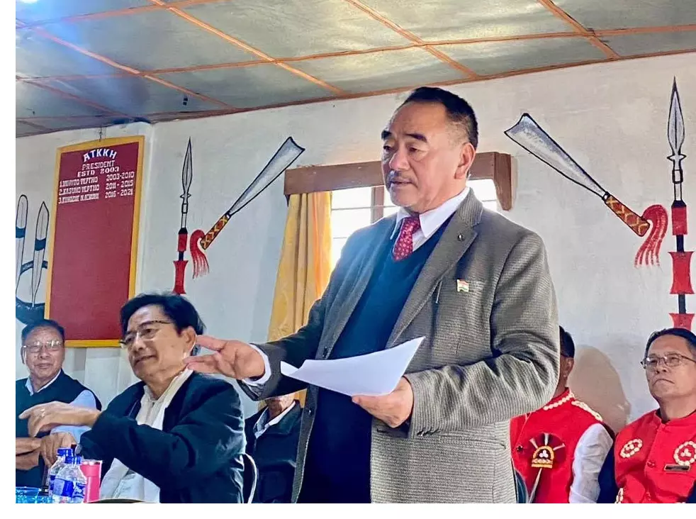 Nagaland: इकुटो ने अघुनाटो नेताओं से जनगणना को राजनीति से परे देखने का आग्रह किया Nagaland: इकुटो ने अघुनाटो नेताओं से जनगणना को राजनीति से परे देखने का आग्रह किया