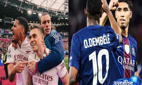 UEFA चैंपियंस लीग फाइनल: आर्सेनल का पहला यूरोपियन क्राउन जीतने का सपना, PSG का टारगेट बैक-टू-बैक टाइटल्स UEFA चैंपियंस लीग फाइनल: आर्सेनल का पहला यूरोपियन क्राउन जीतने का सपना, PSG का टारगेट बैक-टू-बैक टाइटल्स
