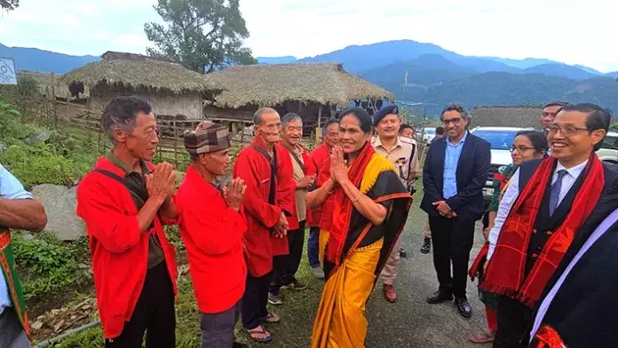 Arunachal: केंद्रीय राज्य मंत्री ने सियांग में पहलों की समीक्षा की