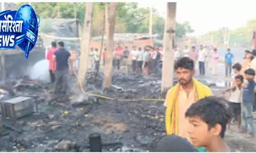 Phagwara मंडी में आग लगने से बड़ा नुकसान