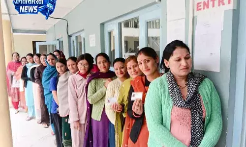 Kangra में 74.94%, चंबा जिले में 79.99% मतदान हुआ Kangra में 74.94%, चंबा जिले में 79.99% मतदान हुआ