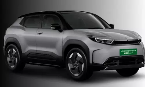 टोयोटा की पहली इलेक्ट्रिक SUV Urban Cruiser Ebella भारत में लॉन्च, कीमत 23.60 लाख तक टोयोटा की पहली इलेक्ट्रिक SUV Urban Cruiser Ebella भारत में लॉन्च, कीमत 23.60 लाख तक