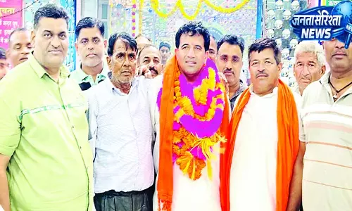 विनोद कुमार बिट्टू ने तीसरी बार संभाली कांगड़ पंचायत की कमान
