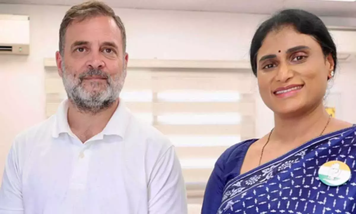 Andhra: राज्यसभा नॉमिनेशन की चर्चा के बीच शर्मिला ने राहुल गांधी से मुलाकात की Andhra: राज्यसभा नॉमिनेशन की चर्चा के बीच शर्मिला ने राहुल गांधी से मुलाकात की