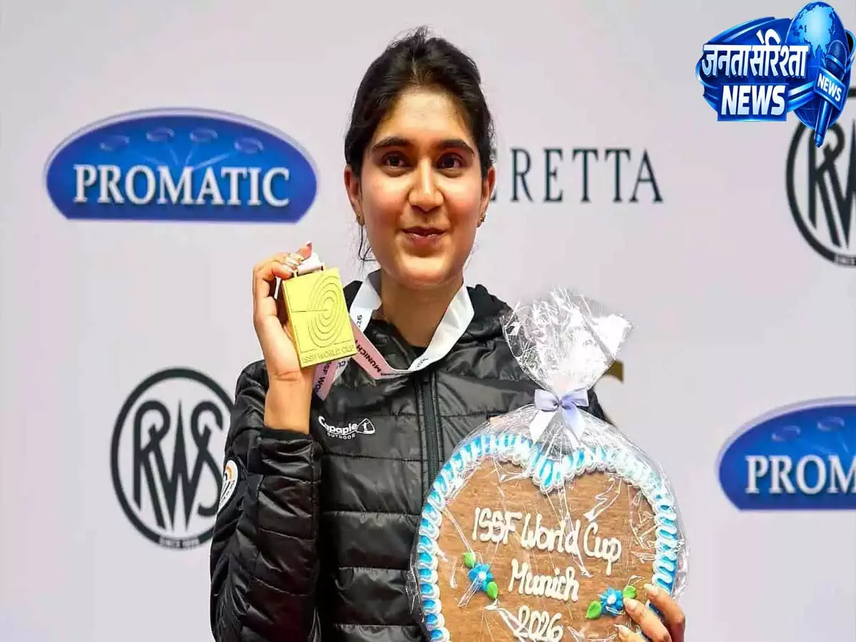 हैदराबाद की शूटर ईशा सिंह ने ISSF वर्ल्ड कप में गोल्ड जीता हैदराबाद की शूटर ईशा सिंह ने ISSF वर्ल्ड कप में गोल्ड जीता