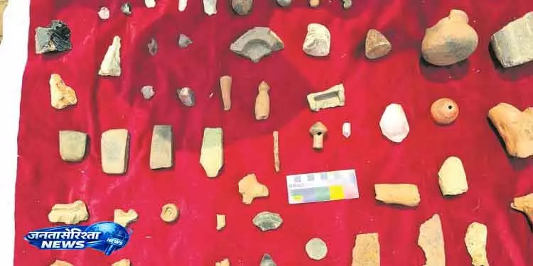 Purunagadh में प्राचीन शहरी बस्ती का पता चला Purunagadh में प्राचीन शहरी बस्ती का पता चला