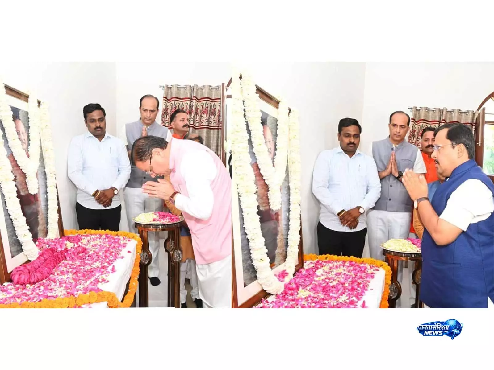 CM धामी और नितिन नवीन ने देहरादून में BC खंडूरी को श्रद्धांजलि दी, विधानसभा चुनावों से पहले बैठकें कीं CM धामी और नितिन नवीन ने देहरादून में BC खंडूरी को श्रद्धांजलि दी, विधानसभा चुनावों से पहले बैठकें कीं