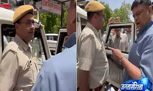 ‘बिना AC के नहीं रह सकते?’ टिप्पणी पर राजस्थान के मंत्री संजय शर्मा की आलोचना तेज, वीडियो वायरल ‘बिना AC के नहीं रह सकते?’ टिप्पणी पर राजस्थान के मंत्री संजय शर्मा की आलोचना तेज, वीडियो वायरल