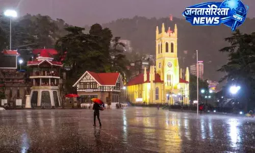 Himachal में भारी बारिश, ऑरेंज और येलो अलर्ट जारी; तापमान में गिरावट
