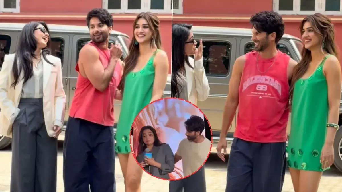 Viral Video: शाहिद कपूर के मजेदार जवाब पर रश्मिका मंदाना की छूटी हंसी, इवेंट में बना यादगार पल