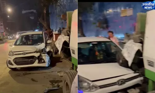 Borivali : कार और जनरेटर वैन की टक्कर, एक व्यक्ति गंभीर रूप से घायल