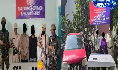Manipur में सुरक्षा बलों की बड़ी कार्रवाई, प्रतिबंधित संगठनों के छह सक्रिय कैडर गिरफ्तार Manipur में सुरक्षा बलों की बड़ी कार्रवाई, प्रतिबंधित संगठनों के छह सक्रिय कैडर गिरफ्तार