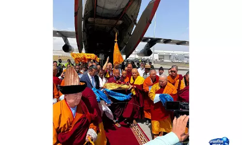 भारत ने भगवान बुद्ध के पवित्र अवशेष 10-दिवसीय सार्वजनिक प्रदर्शन के लिए Mongolia को सौंपे