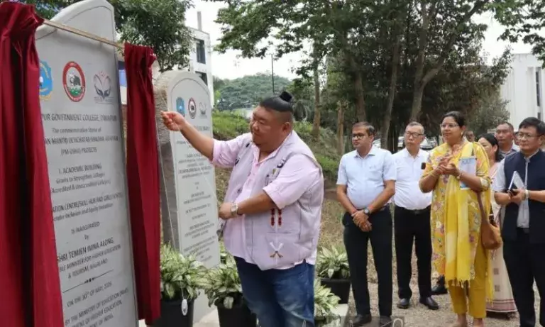 Dimapur में PM-USHA प्रोजेक्ट्स लॉन्च, टेमजेन इम्ना अलोंग बोले—स्किल एजुकेशन ही भविष्य की कुंजी Dimapur में PM-USHA प्रोजेक्ट्स लॉन्च, टेमजेन इम्ना अलोंग बोले—स्किल एजुकेशन ही भविष्य की कुंजी