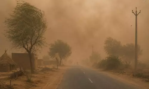 राजस्थान में भीषण धूल भरी आंधी; कई इलाकों में हवा की रफ्तार 102 किमी प्रति घंटा तक पहुंची