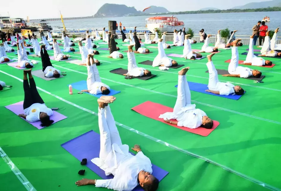 Andhra: योगांध्र 2026 का आयोजन 7 जून से पूरे आंध्र प्रदेश में किया जाएगा