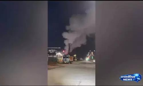 Balasore में केमिकल फैक्ट्री में आग लगने से सिक्योरिटी गार्ड जिंदा जला Balasore में केमिकल फैक्ट्री में आग लगने से सिक्योरिटी गार्ड जिंदा जला