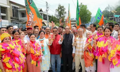 Shimla: धर्मशाला में भाजपा का दबदबा, पालमपुर में कांग्रेस ने मारी बाजी Shimla: धर्मशाला में भाजपा का दबदबा, पालमपुर में कांग्रेस ने मारी बाजी