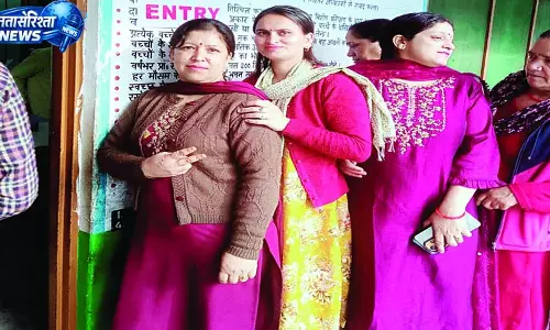 76 पंचायतों में 84.66 प्रतिशत मतदान